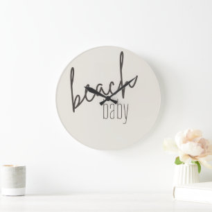 stranden baby. Klocka