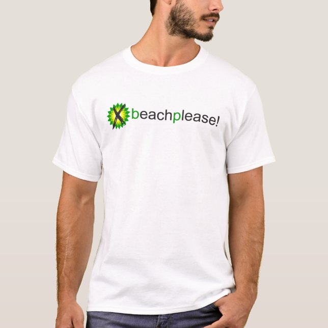 Stranden behar Anti-BP ljus T Tee (Framsida)