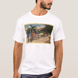Stranden beskådar framme av hotellSt. Catherine Tee Shirt