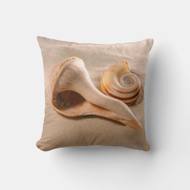 Stranden beskjuter dekorativ kudde (Framsida)