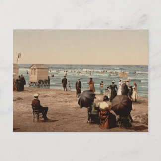 Stranden, Blankenberghe, Belgien Vykort