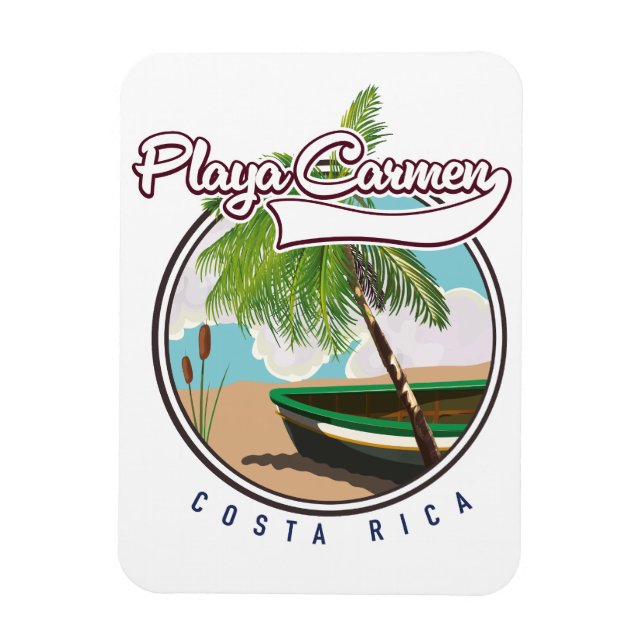 Stranden carmen Costa rica Magnet (Vertikal)