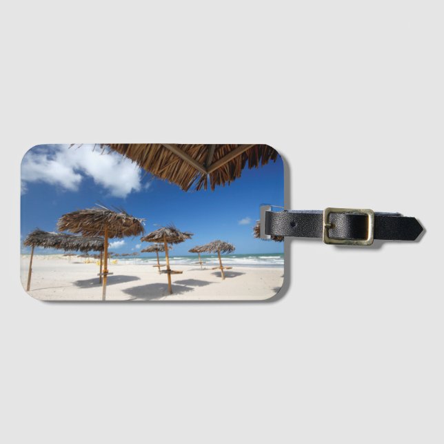 Stranden förlägga i barack |Brazil Bagagebricka (Framsida horisontal)