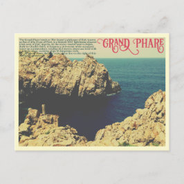Stranden Grand Phare Jijel, Algeriet Vykort