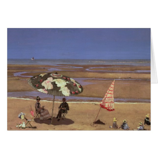 Stranden Hälsningskort (Framsidan Horizontal)