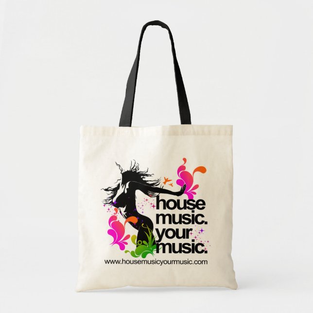 Stranden hänger lös tygkasse (Framsidan)