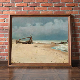 Stranden i Højen av P.S. Krøyer, Art Poster