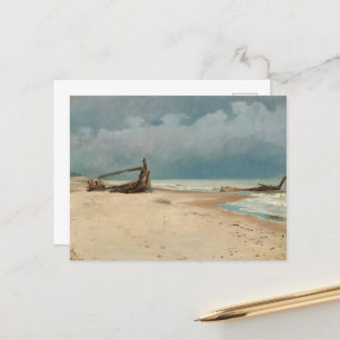 Stranden i Højen av P.S. Krøyer, Art Vykort