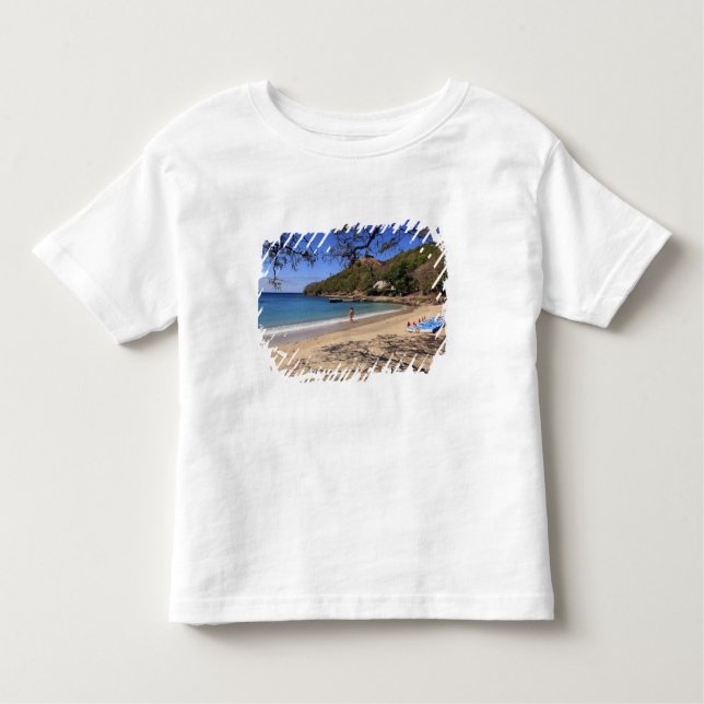 Stranden i Pigeons nationalpark Tee Shirt (Framsida)