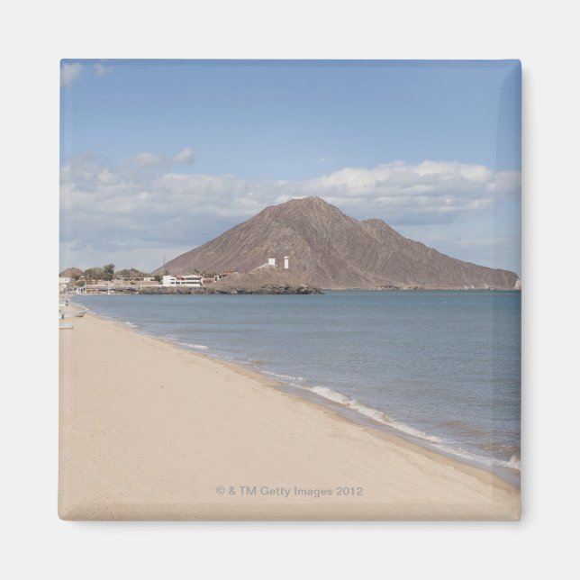 Stranden i San Felipe på Cortez hav Magnet (Framsidan)