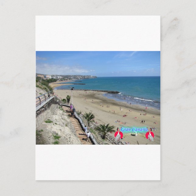 Stranden Ingles Vykort (Framsida)