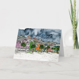 stranden inhyser den tropiska konstteckningen kort