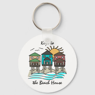 Stranden inhyser Keychain Nyckelring