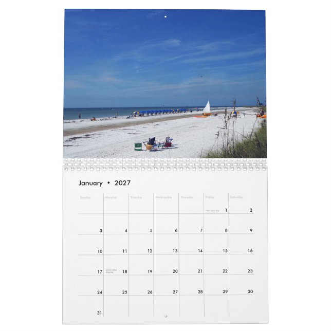 STRANDEN KALENDER (Jan 2027)