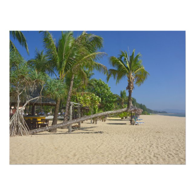 Stranden, Kho Ko Khao, Phang Nga vykort Fototryck (Framsidan)