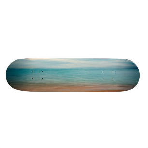 Stranden landskap mini skateboard bräda 18,5 cm