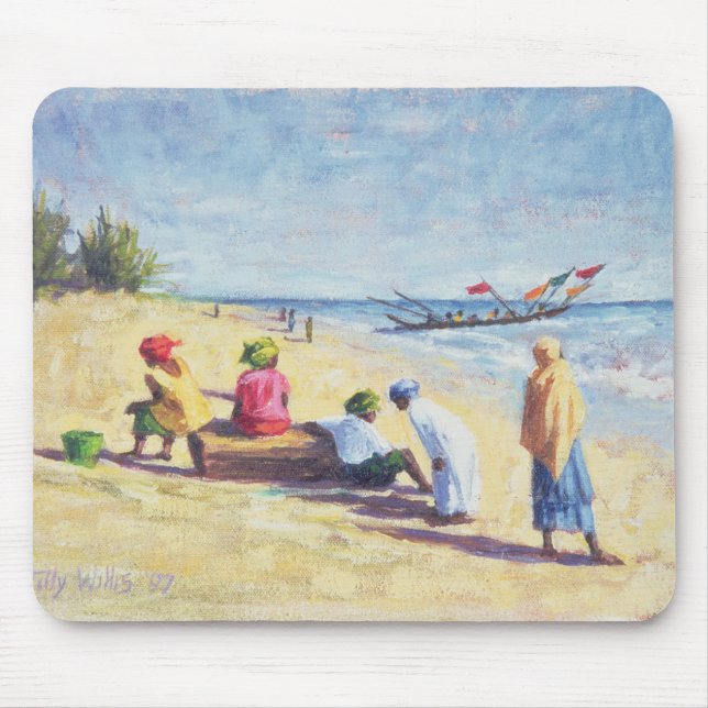 Stranden på Abene Senegal 1997 Musmatta (Framsidan)