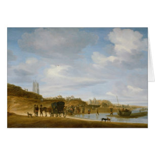 Stranden på Egmond-an-Zee Hälsningskort