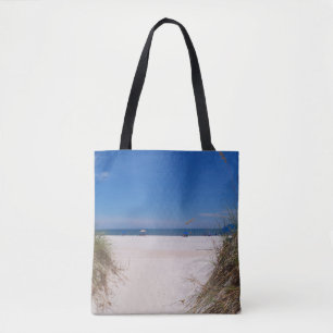 Stranden på en väska