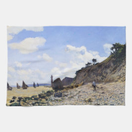 Stranden på Honfleur, Claude Monet 1865 Kökshandduk