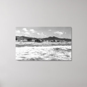 Stranden på sjösidan, Oregon fotograferar Canvastryck