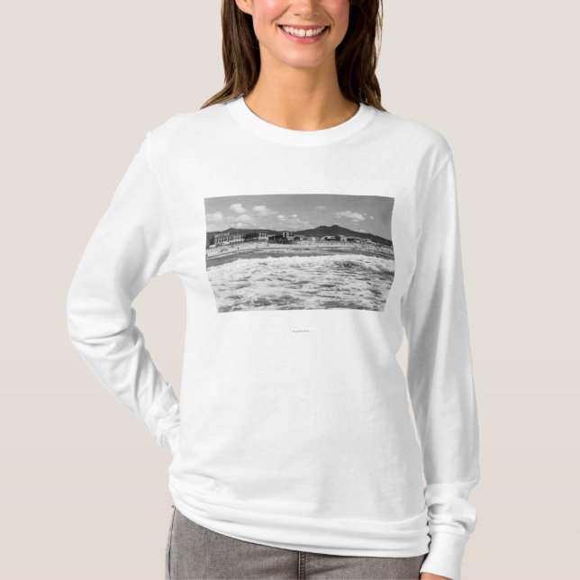 Stranden på sjösidan, Oregon fotograferar Tee Shirt (Framsida)