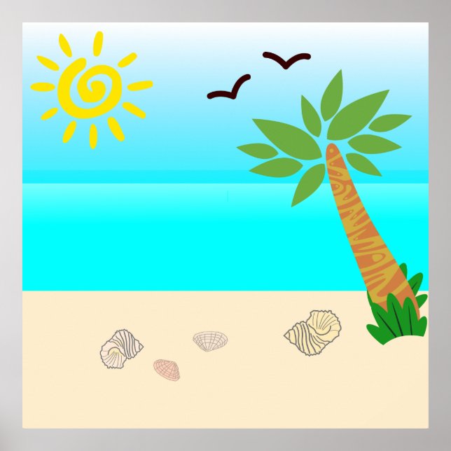 stranden poster (Framsidan)