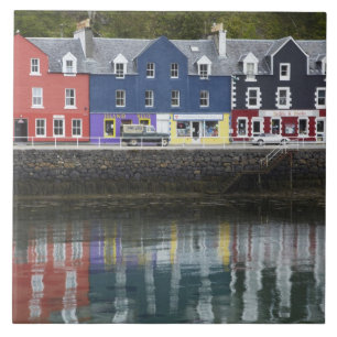 Stranden, Tobermory, Isle of Mull, Skottland, Kakelplatta