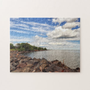 Stranden vid Lake Superior Pussel