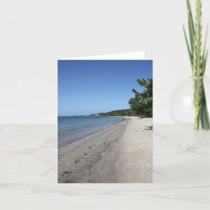 Stränder av Roatan Notecard Kort