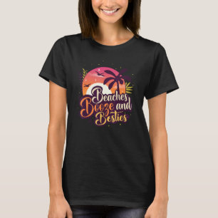 Stränder Sprit & Bästa Vänner Resa Med Vänner På S T Shirt