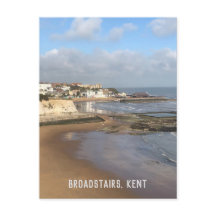 Stränder vid Broadstairs i Kent