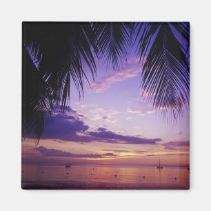 Stränder vid Negril, Jamaica 2 Magnet