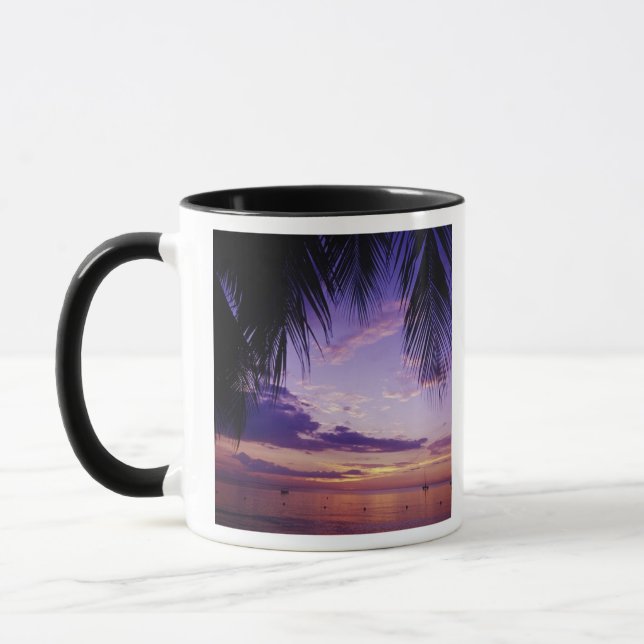 Stränder vid Negril, Jamaica 2 Mugg (Vänster)
