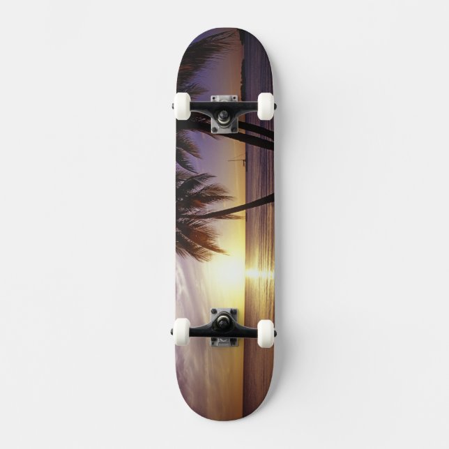 Stränder vid Negril, Jamaica 3 Mini Skateboard Bräda 18,7 Cm (Framsida)