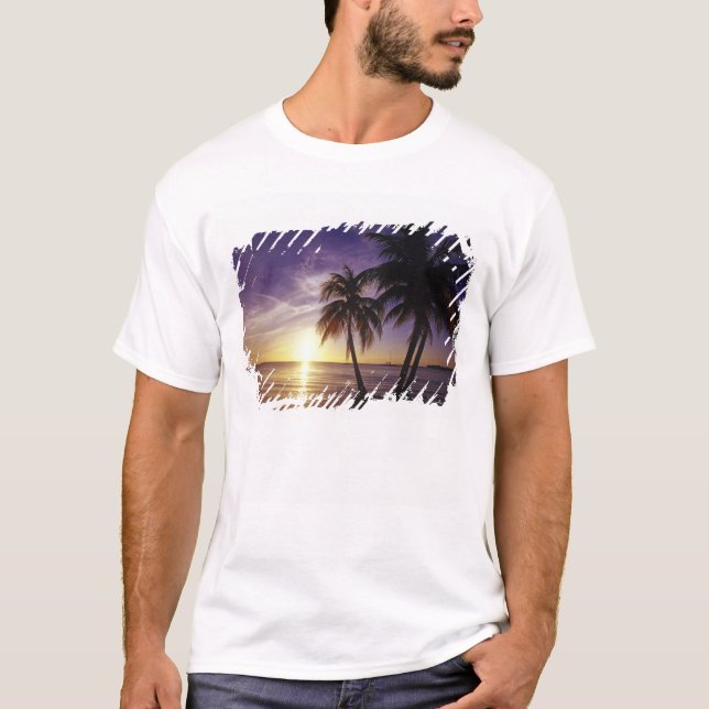 Stränder vid Negril, Jamaica 3 T-shirt (Framsida)