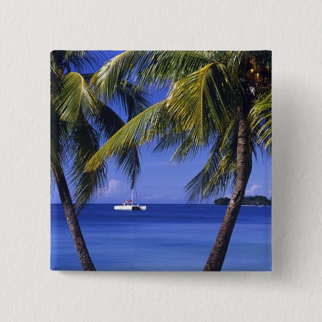 Stränder vid Negril, Jamaica Knapp (Framsida)