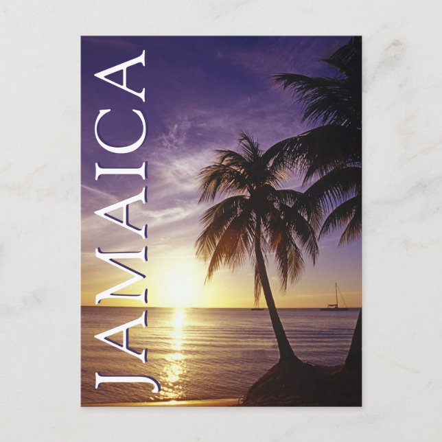 Stränder vid Negril Jamaica | Lycka till på födels Vykort (Framsida)