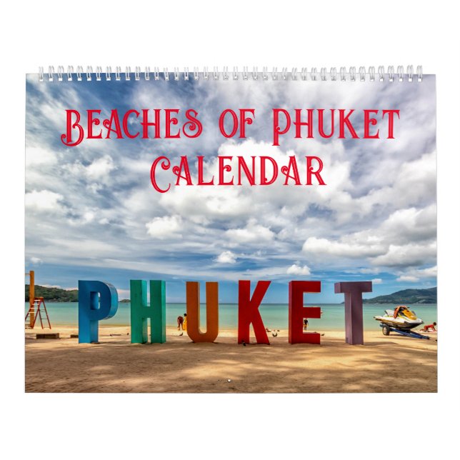 stränderna Phuket, Thailand Kalender (Omslag)