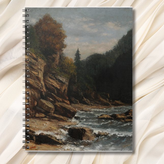 Stränderna vid Léman – Gustave Courbet Anteckningsbok (Skapare uppladdad)