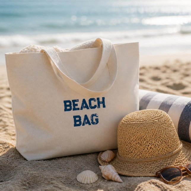 Strandessentials Jumbo Tygkasse (Beach Bag )