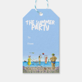 Strandfest på Sommaren Presentetikett