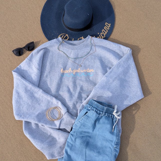 Strandflicka Vinter  T Shirt (Skapare uppladdad)