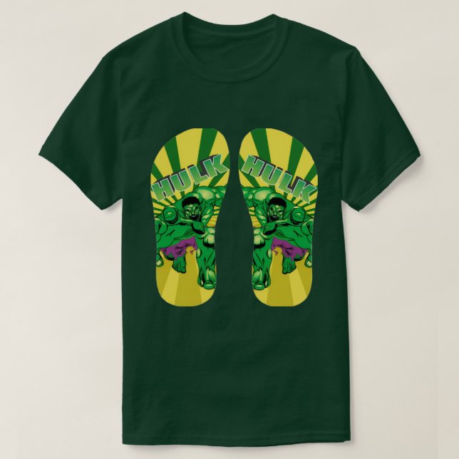 Strandflipflops T Shirt (Design framsida)