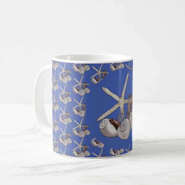 Strandfund  kaffemugg (Framsida vänster)