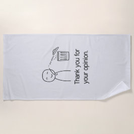 Strandhandduk — Tropisk sommar 2026 design