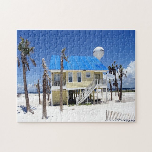 Strandhus i Florida Pussel (Horisontell)