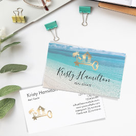 strandhus i gods professionell visitkort