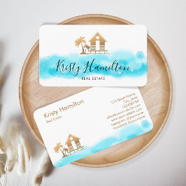 strandhus i gods professionell visitkort