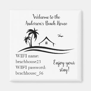 Strandhus Magnet Semesteruthyrning Wifi Lösenord